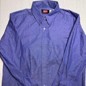 Red Kap Men's Long Sleeve Industrial Work Shirt 14 RG
